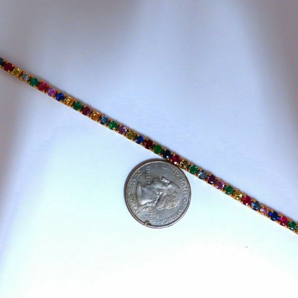 8ct natural ruby emerald sapphires tourmaline tenn - Picture 4 of 5